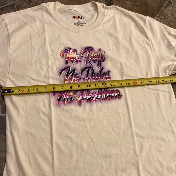 NWT Rokit No Problem Long Sleeve Tee in Cream Sz Large - Picture 9 of 13